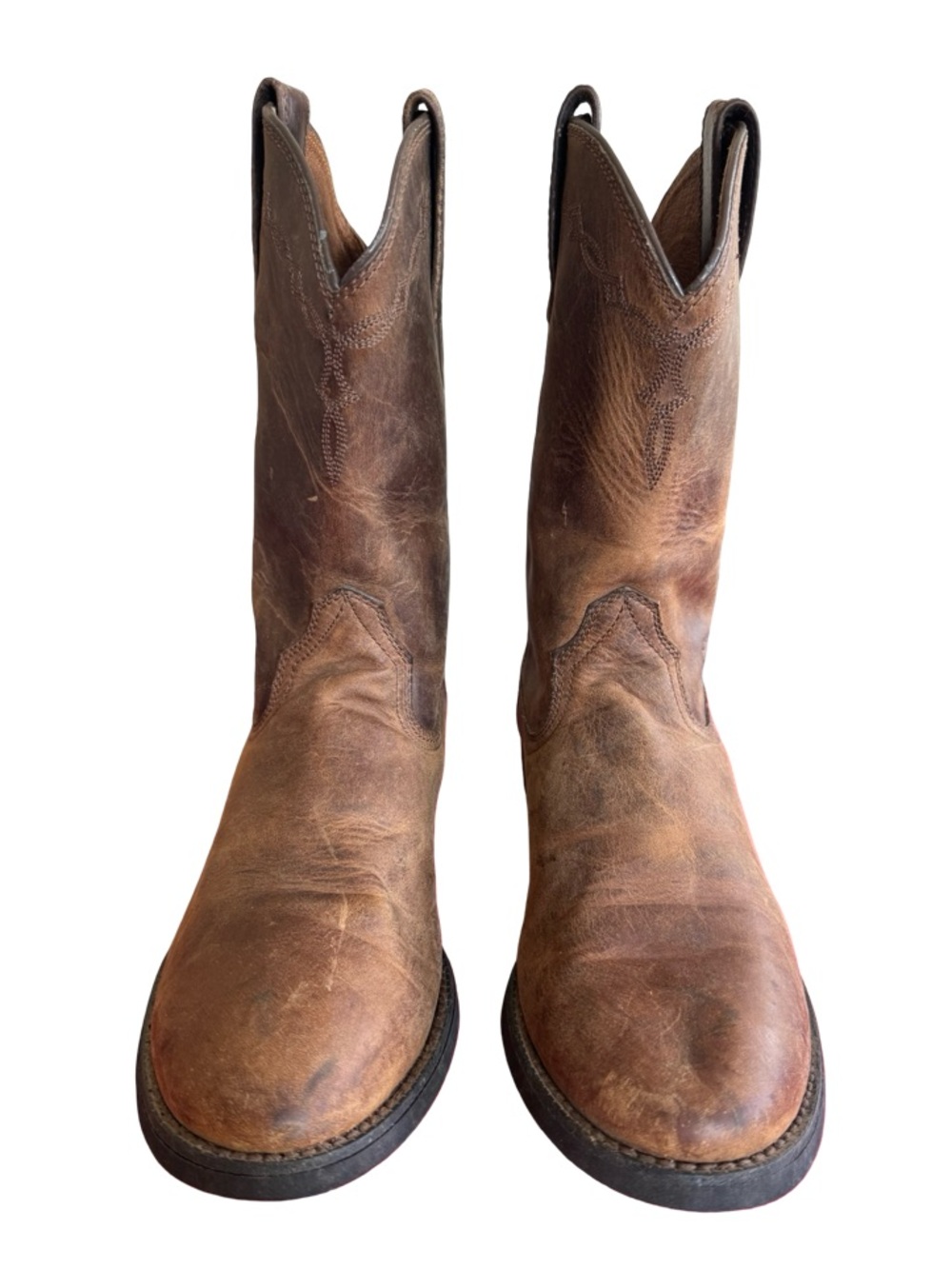 ARIAT MEN'S HERITAGE ROPER WESTERN BOOTS - Picture 3 of 13
